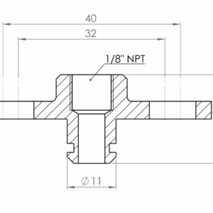 GFB OEM Fuel Rail to 1/8" NPT Female Adaptor – Universal