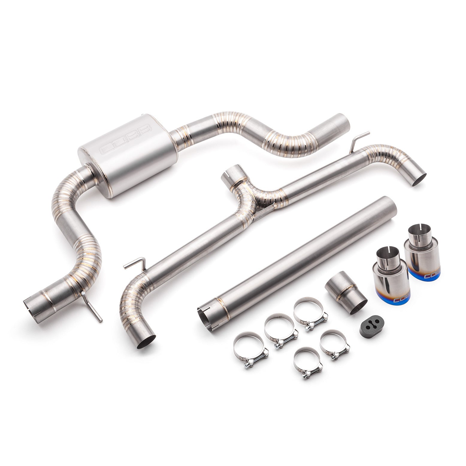 Cobb Tuning Titanium Cat Back Exhaust - VW Golf GTI Mk8