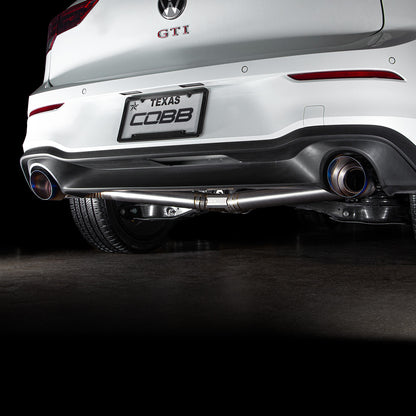 Cobb Tuning Titanium Cat Back Exhaust - VW Golf GTI Mk8
