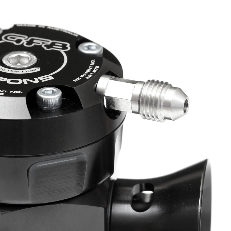 GFB 4AN Vacuum Fitting – Mach 2/Hybrid/Respons/Deceptor Pro BOV – Universal
