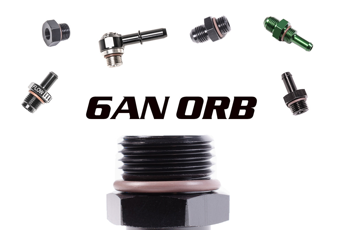 Radium 6AN ORB to Barb for 1/2" Hose Fitting - Radium Engineering | Coore Australia