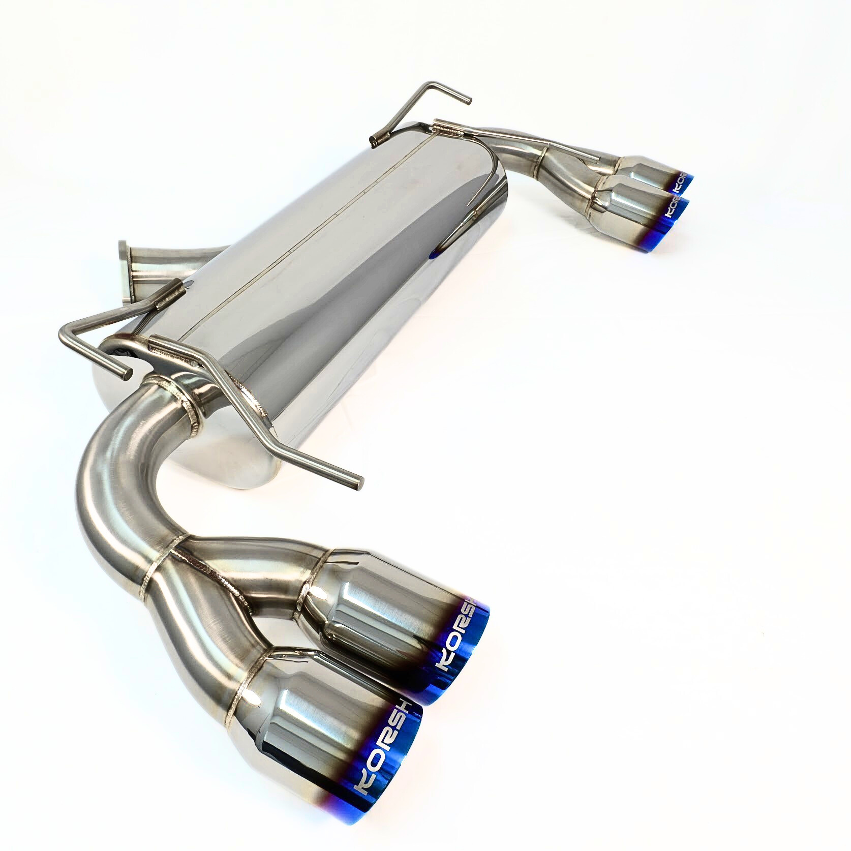 Korsh Subaru WRX STI 2008-2014 Hatch Auto Turboback Exhaust - Stainless Steel with Titanium Tips