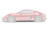 Pre Pregged Carbon Fiber Side Skirts for Porsche 718 Cayman/Boxster S,T,GTS,GTS 4.0,Spyder,GT4,GT4RS 981 982 2012-2025
