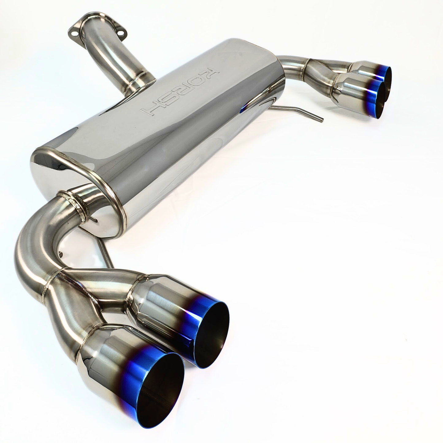 Korsh Subaru WRX STI 2008-2014 Hatch Auto Turbo Back Exhaust - Stainless Steel with Titanium Tips