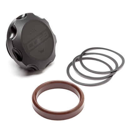 Cobb Tuning Delrin Oil Cap Black - Subaru All Models (EJ20/EJ25/FA)