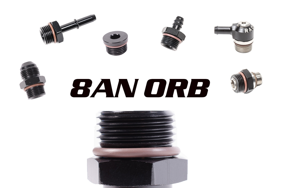 Radium 8AN ORB to 16mm SAE Male Fitting - Radium Engineering | Coore Australia