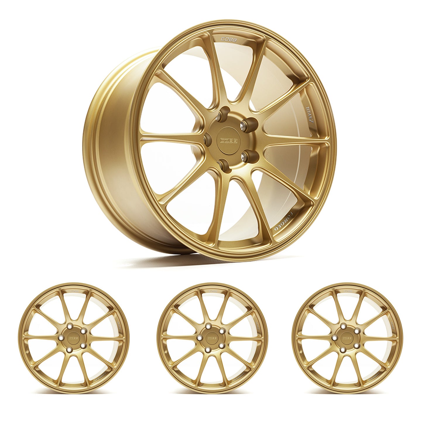 Titan7 T-R10 COBB Edition 18" x 9.5" Cyber Gold Wheels