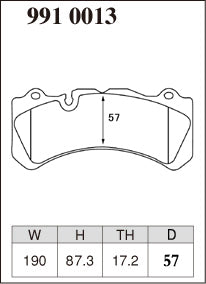 DIXCEL Front Brake Pads – Volvo S60 / V60 Polestar (P3) – Brembo 6-Pot – view 6