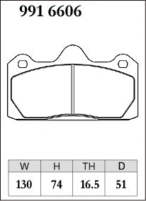 DIXCEL Rear Brake Pads - AP Racing CP6602 / CP6606 / CP6627 – view 2