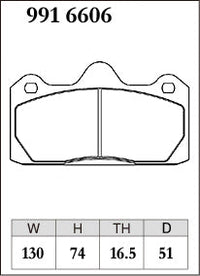 DIXCEL Rear Brake Pads - AP Racing CP6602 / CP6606 / CP6627 – view 2