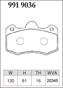 DIXCEL Front Brake Pads – Lotus Evora / Exige / McLaren MP4-12C / Morgan Aero / Noble M12