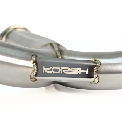 Korsh Subaru WRX 2015+ Auto CVT Turbo Back Exhaust - Stainless Steel with Titanium Tips