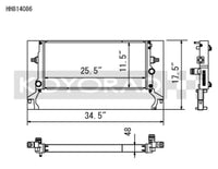 Koyo (Koyorad) Performance Radiator: Hyundai i30 Sedan N / Elantra N CN7 2.0T 48mm 2022+