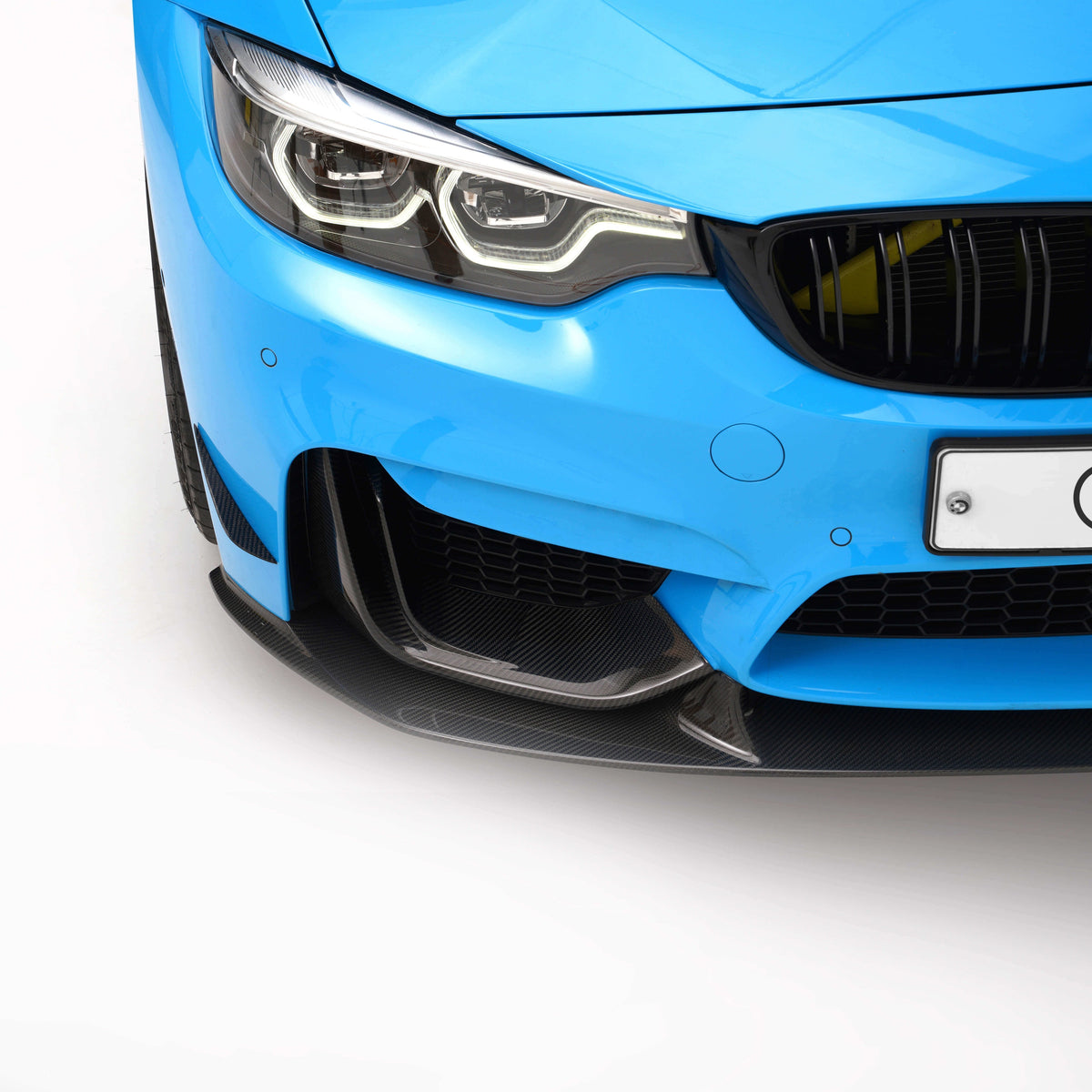BMW M3 F80 & M4 F82 F83 Carbon Fiber Front Bumper Air Duct Covers 2013-2020