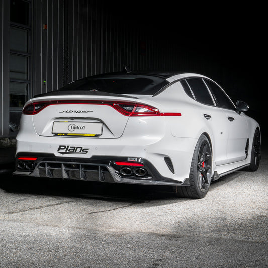 Kia Stinger Carbon Fiber Trunk Spoiler V2 2018-2023