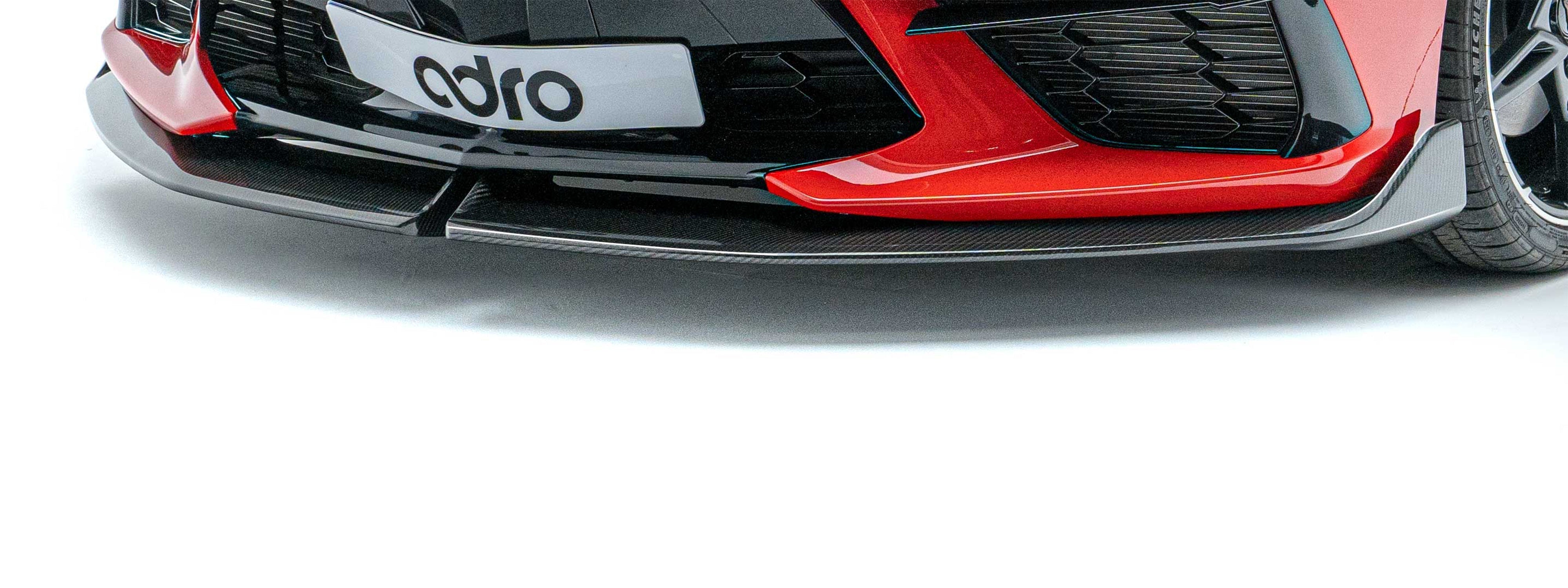 Corvette C8 Dry Carbon Fiber Front Lip 2020+