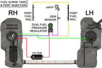 Radium 20-1110 C8 surge tank configuration diagram