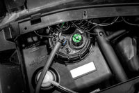 Radium FHST installed in Can-Am Maverick engine bay
