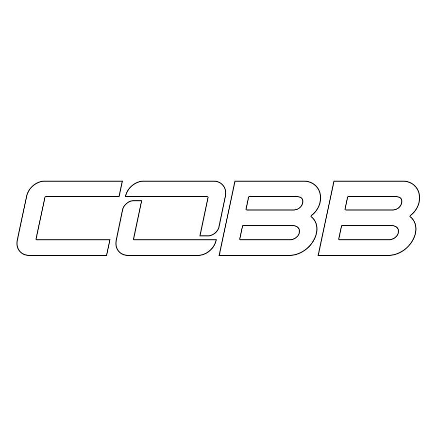 Cobb Tuning Logo Decal 4" - White