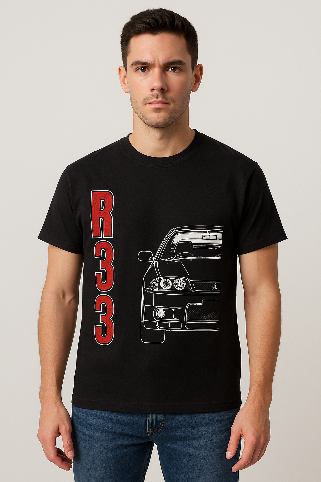 Black Kids Nissan Skyline R33 T-Shirt