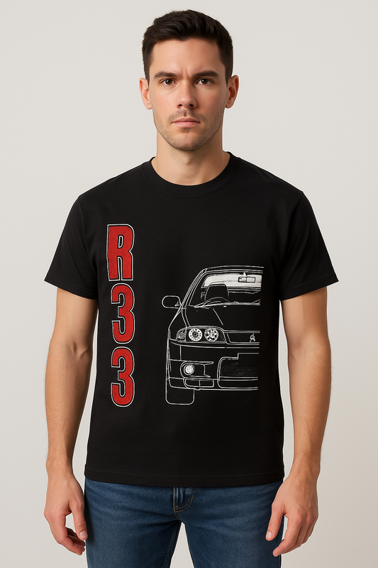 Black Kids Nissan Skyline R33 T-Shirt