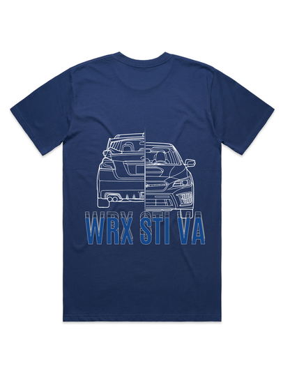 Cobalt Mens Subaru WRX STI VA T-Shirt