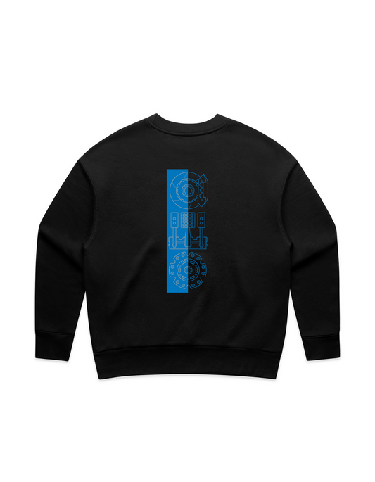 Black Womens Alcon Crew