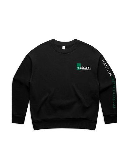 Black Womens Radium Crew