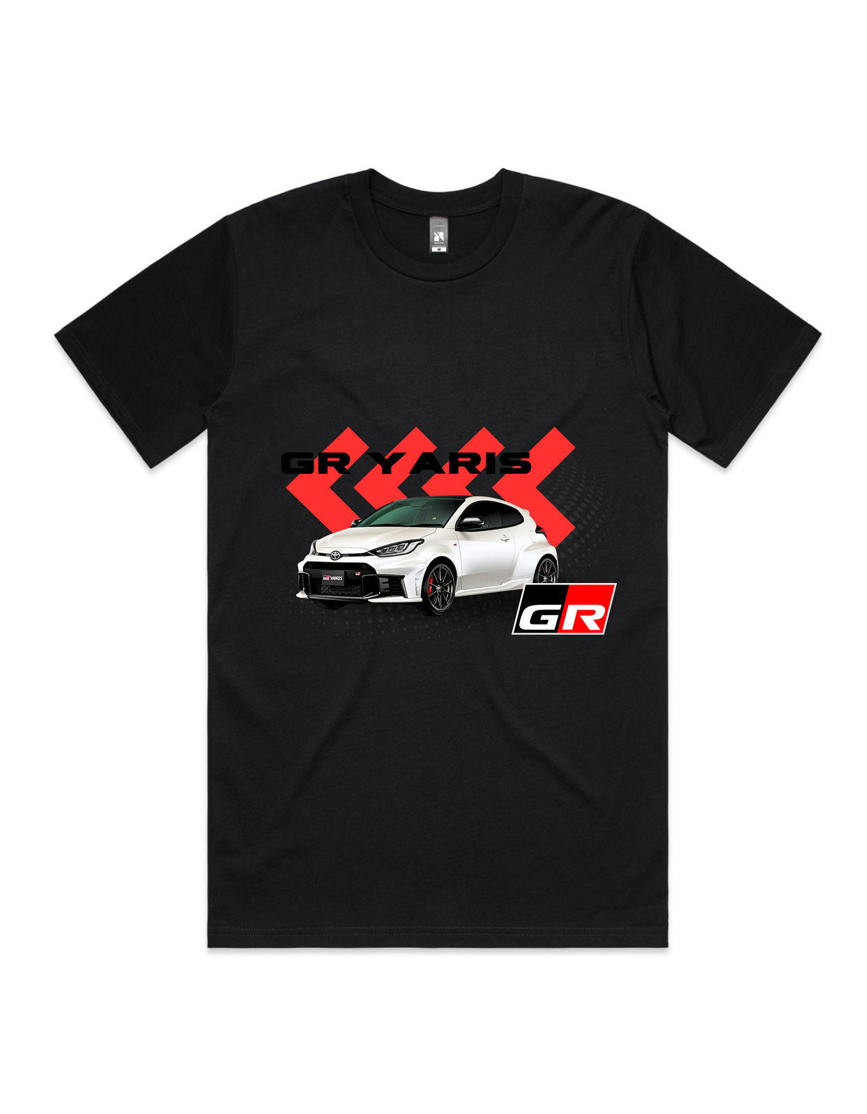 Black Mens GR Yaris T-Shirt