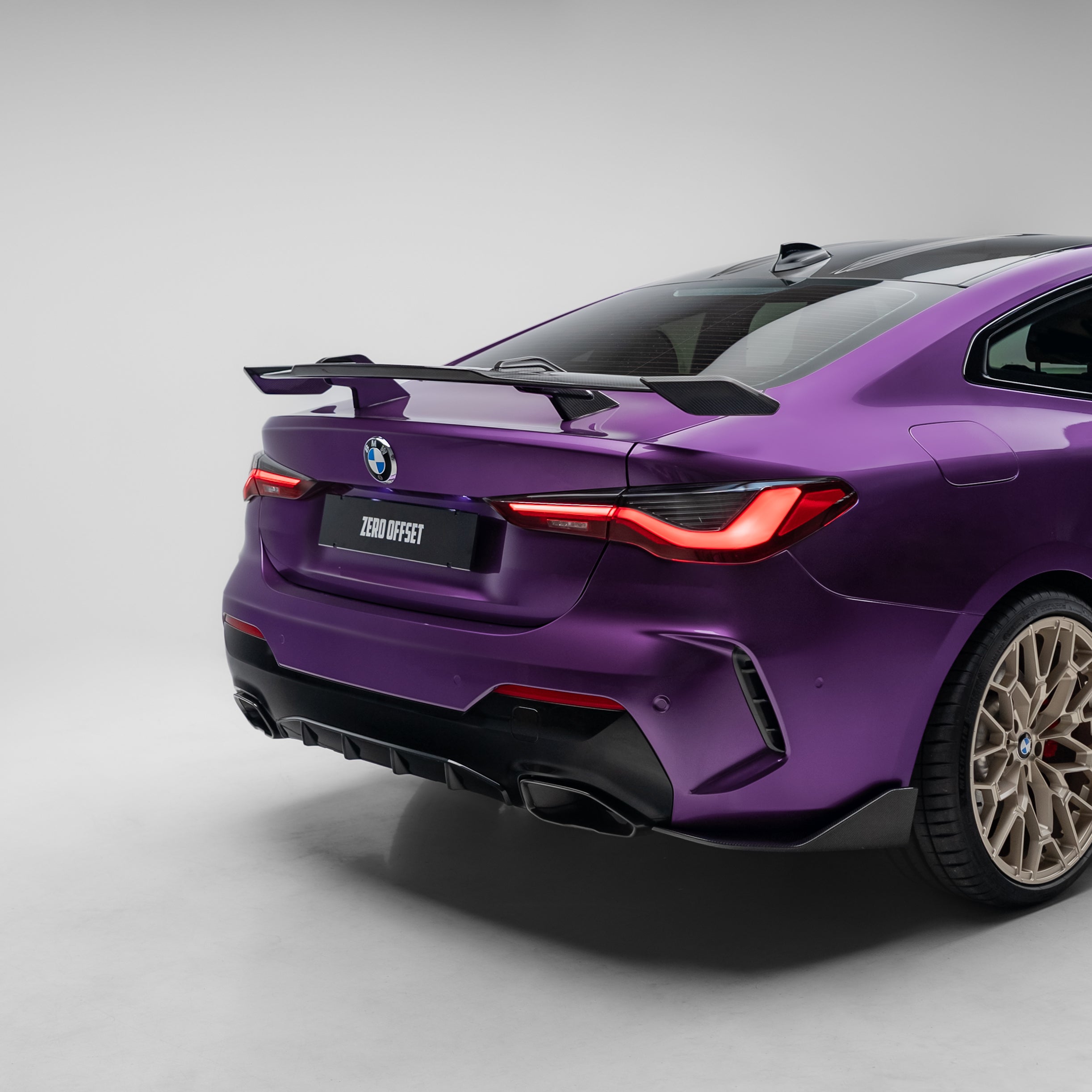 BMW G22 G23 4 Series Carbon Fiber Rear Winglets 2020+