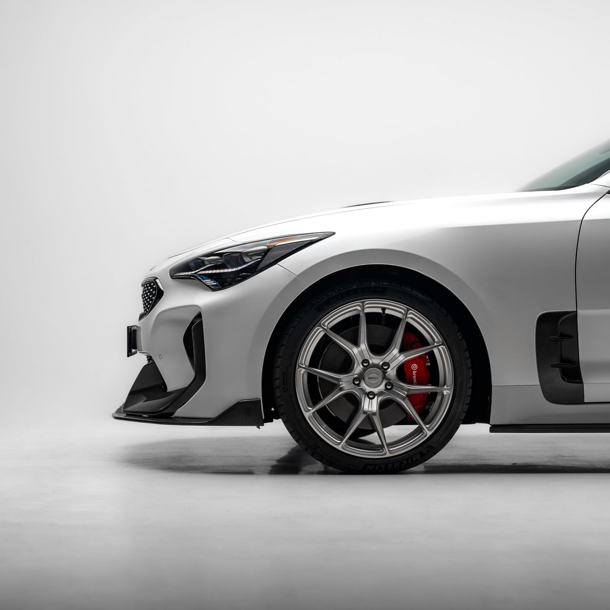 Kia Stinger Carbon Fiber Front Lip V3 2018-2023