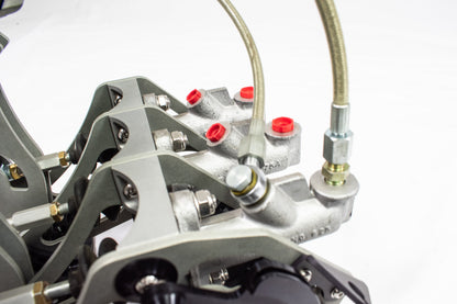 AN-4 Inlet Braided Hose & Fitting Kit for Girling Master Cylinder PE-001-4008 or PE-001-2008