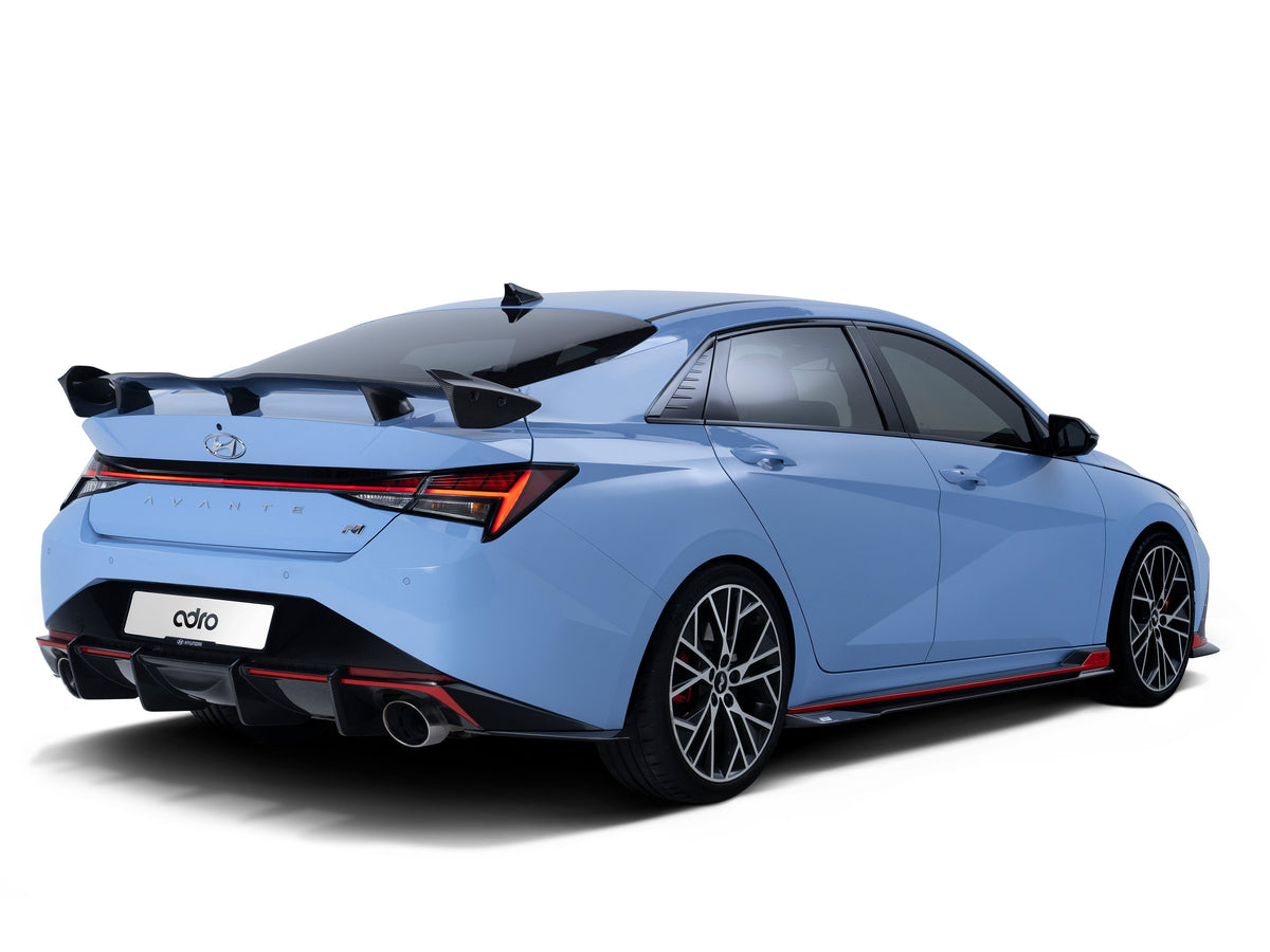 Carbon Fiber Rear Diffuser for Hyundai Elantra N i30 N Sedan 2021-2023