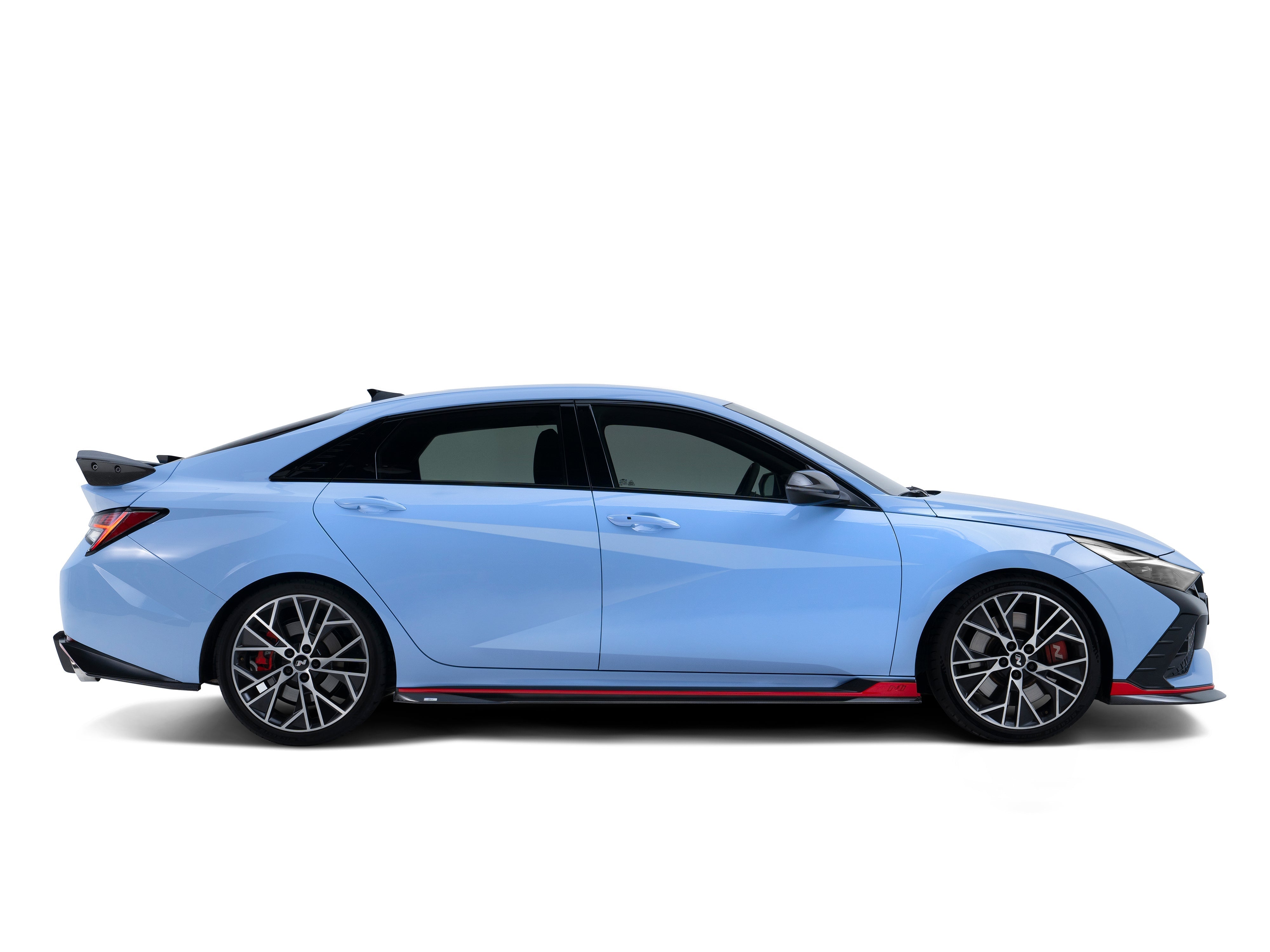 Carbon Fiber Side Skirt for Hyundai Elantra N i30 N Sedan 2021-2023