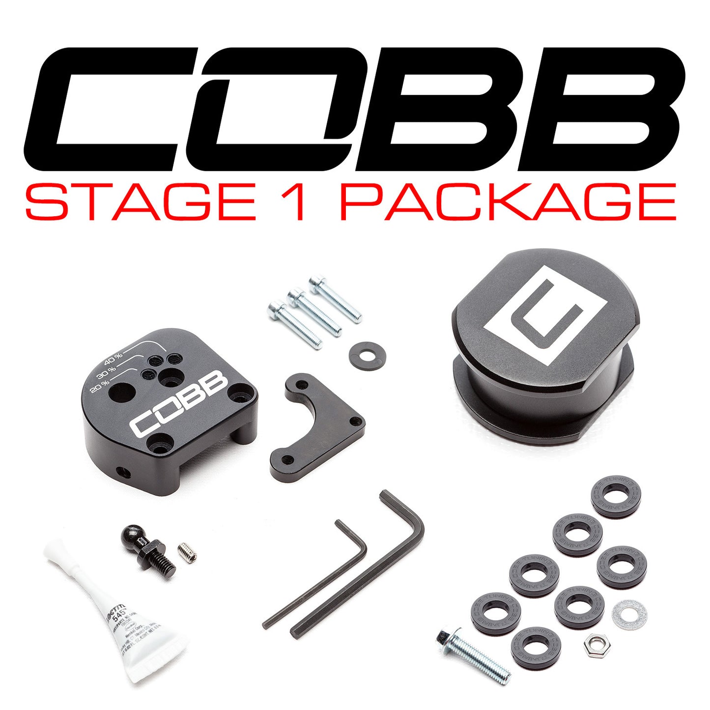 Cobb Tuning Stage 1 Exterior Drivetrain Package - Ford Focus ST LW/LZ 11-18/Focus RS LZ 16-17