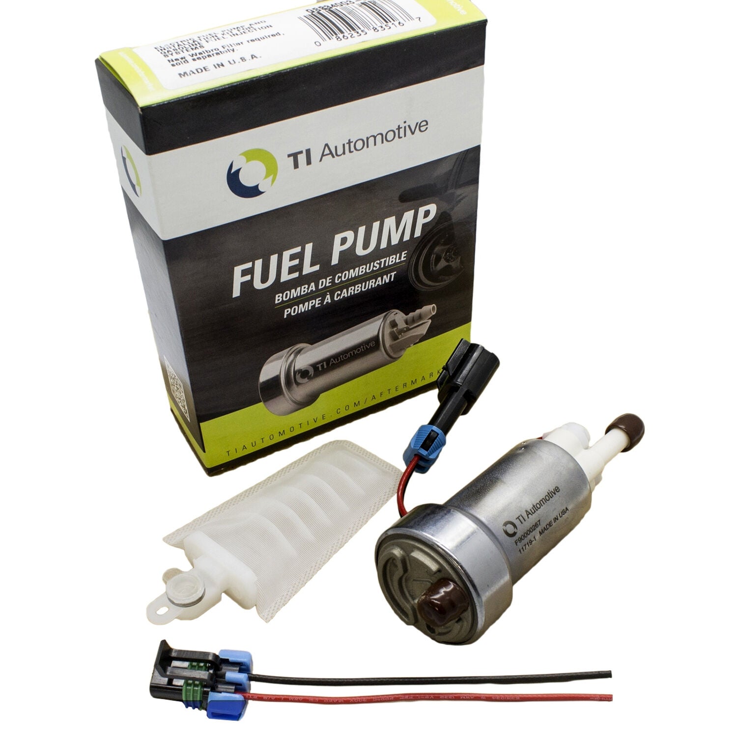 Walbro/Ti Automotive F90000274 E85 Fuel Pump with Fitting kit