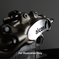 Alcon CAR89 ENP Plated 6 Pot Calipers Ø27.0/Ø31.8/Ø38.1 RT (Pair)