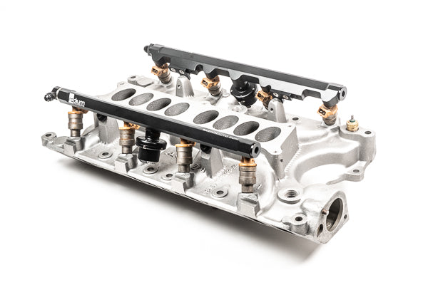 Radium Bosch EV1 Injector Connector Adapter - Installed image - Radium Engineering | Coore Australia