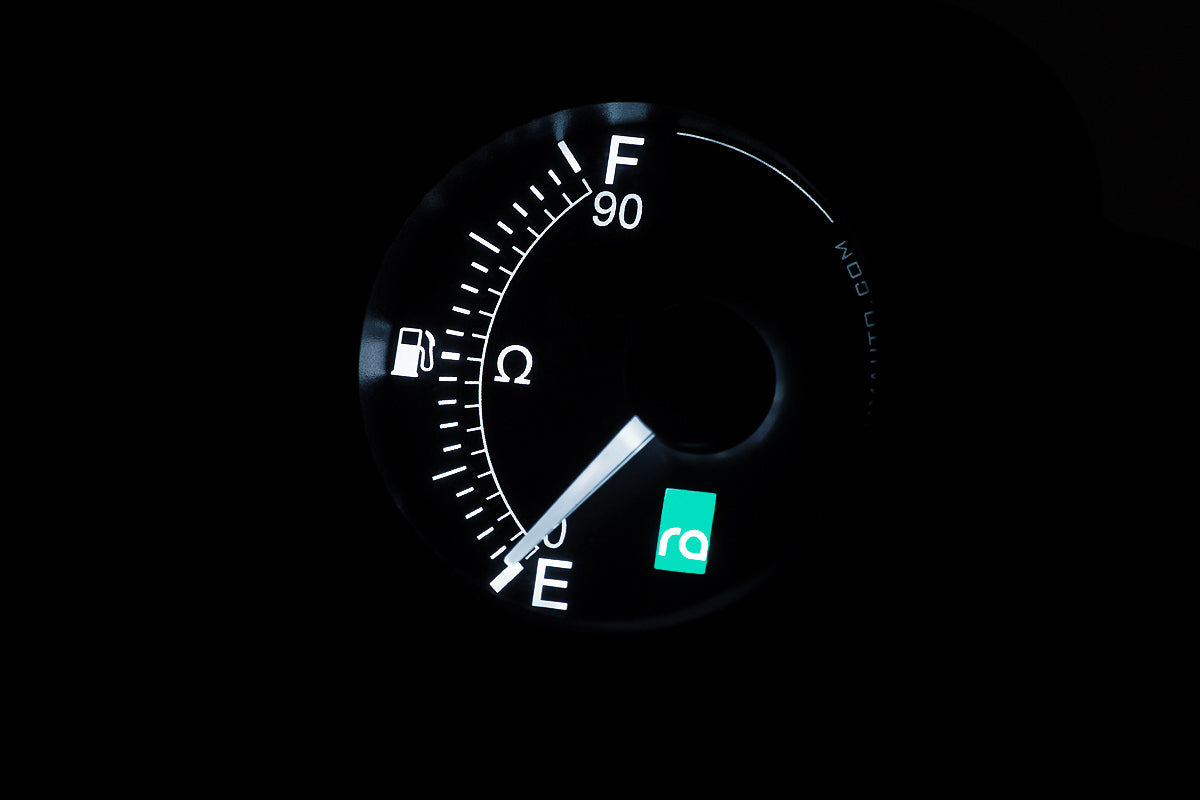 Radium Fuel Level Gauge Mount - White - Radium Engineering | Coore Australia
