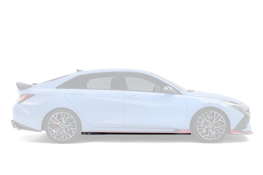 Carbon Fiber Side Skirt for Hyundai Elantra N i30 N Sedan 2021-2023