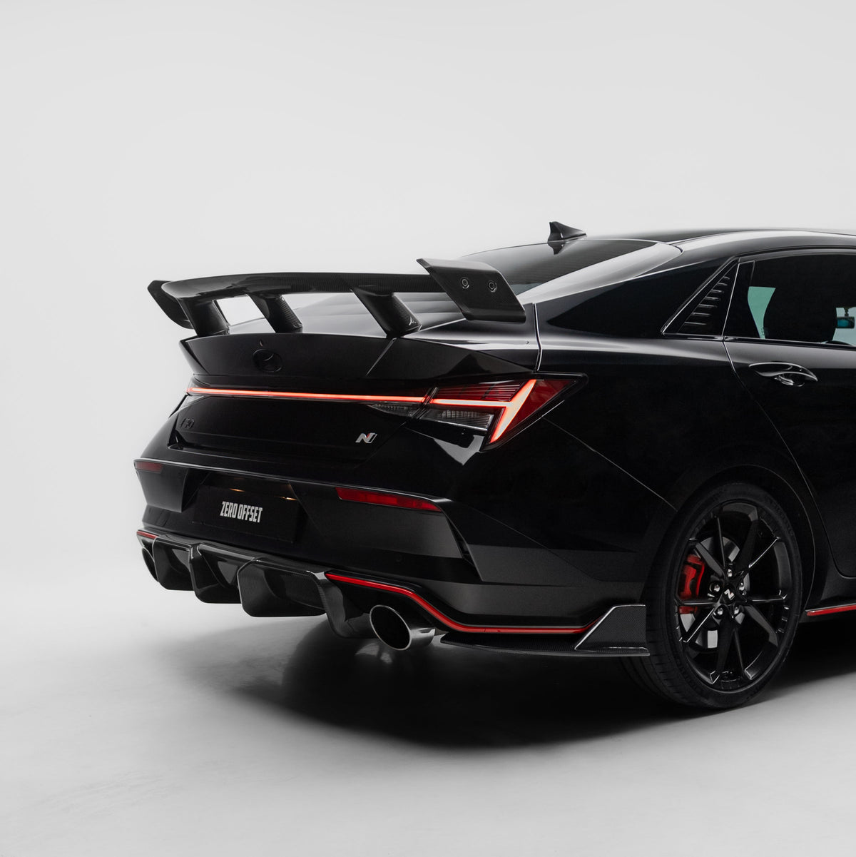 Carbon Fiber Rear Diffuser for Hyundai i30N Sedan / Elantra N Facelift 2024+