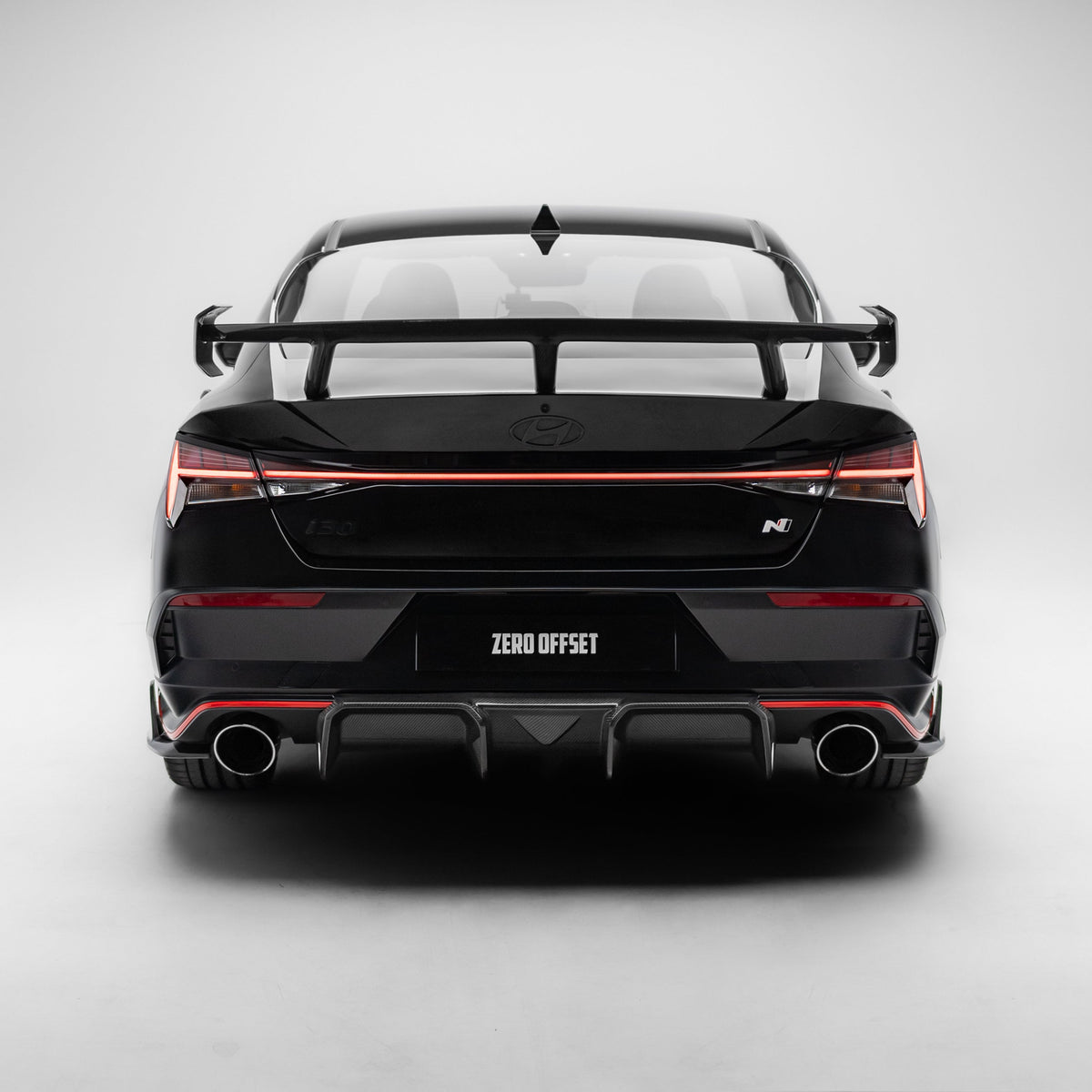 Carbon Fiber Rear Spoiler for Hyundai i30N Sedan / Elantra N Facelift 2024+