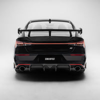 Carbon Fiber Rear Spoiler for Hyundai i30N Sedan / Elantra N Facelift 2024+