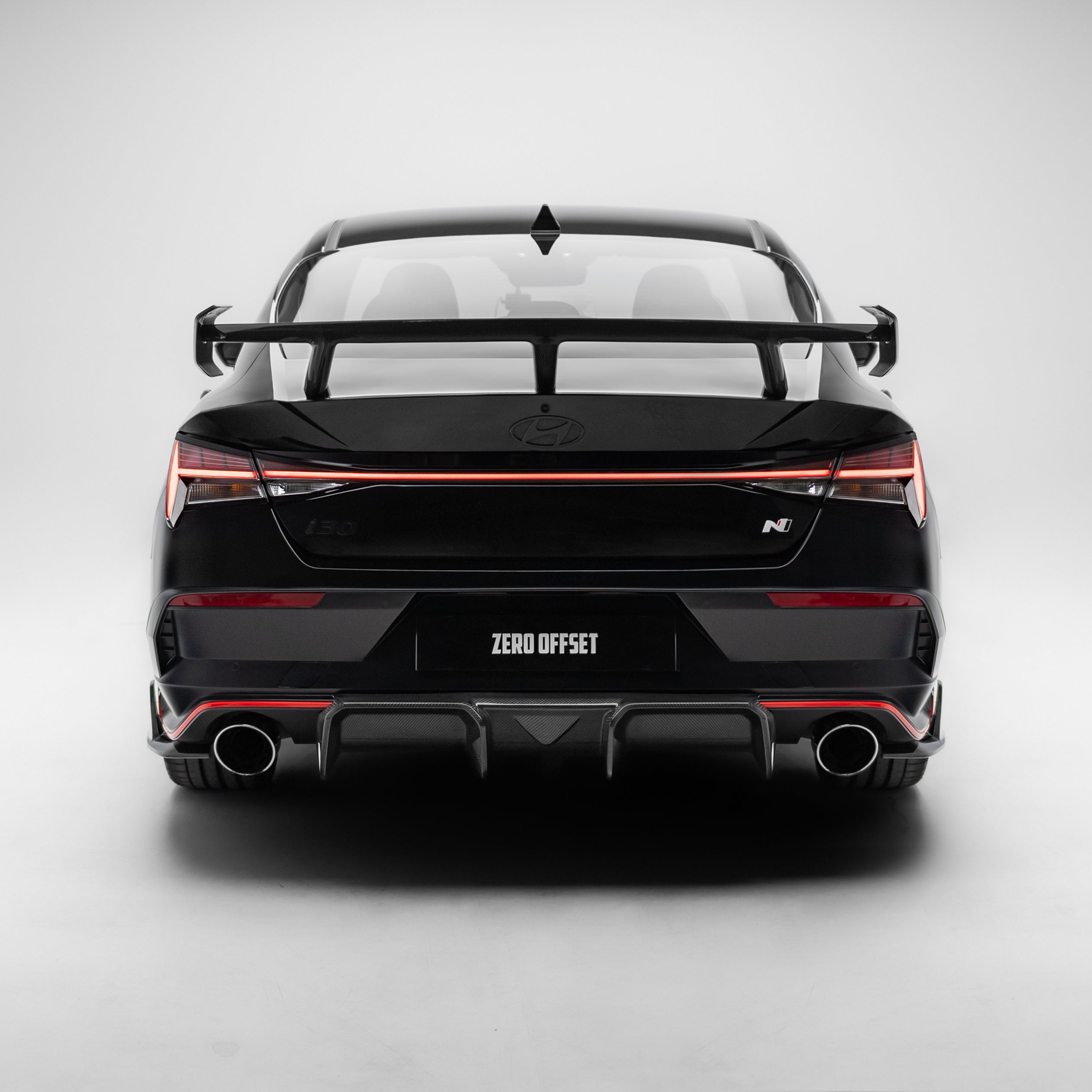 Carbon Fiber Rear Diffuser for Hyundai i30N Sedan / Elantra N Facelift 2024+