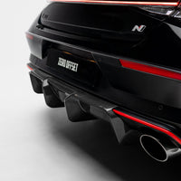 Carbon Fiber Rear Diffuser for Hyundai i30N Sedan / Elantra N Facelift 2024+