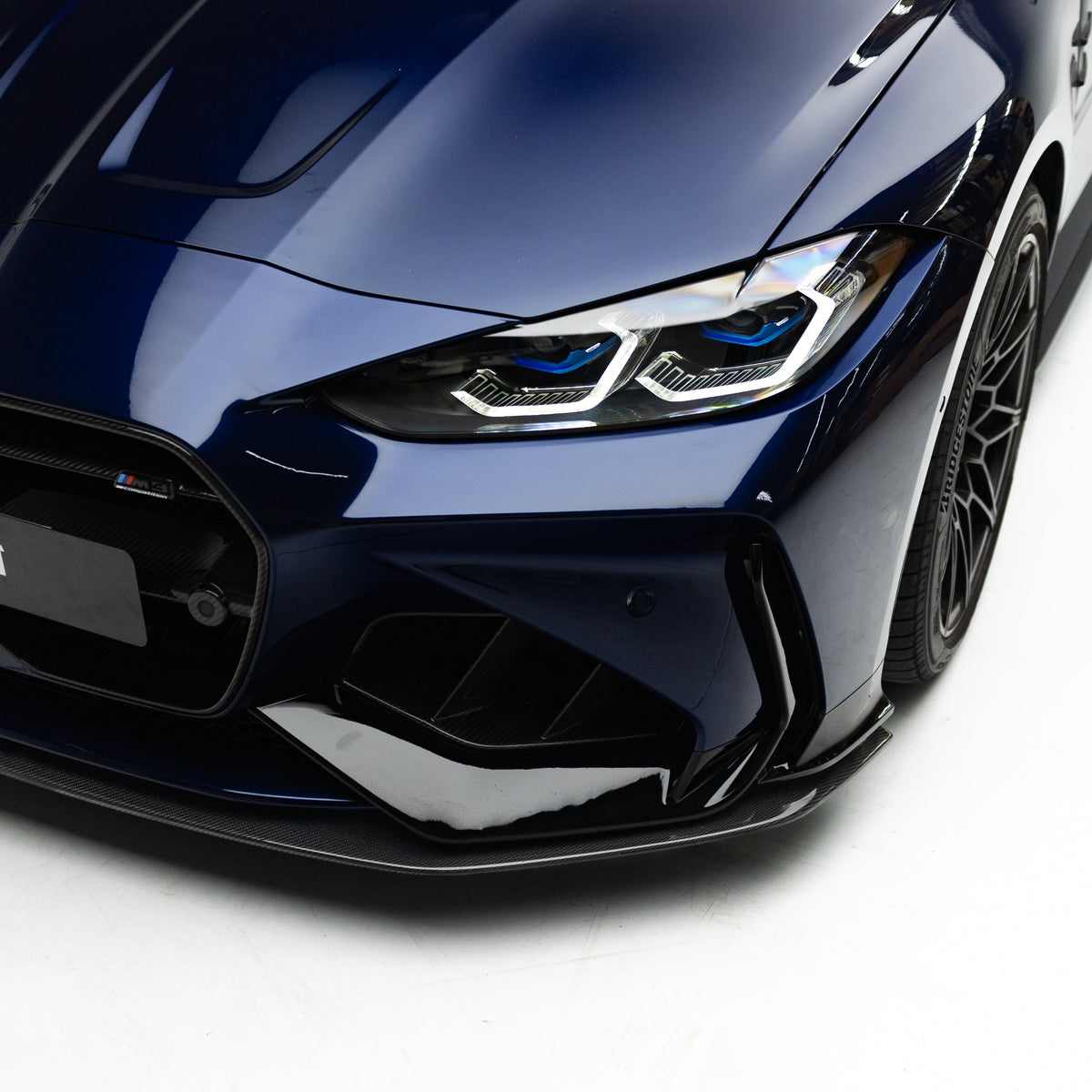 BMW G80 G81 M3 / G82 G83 M4 Dry Carbon Fiber Front Lip for Adro Front Bumper V1 2020+