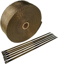 Korsh Titanium Exhaust Heat Wrap - 10m x 50mm with Ties