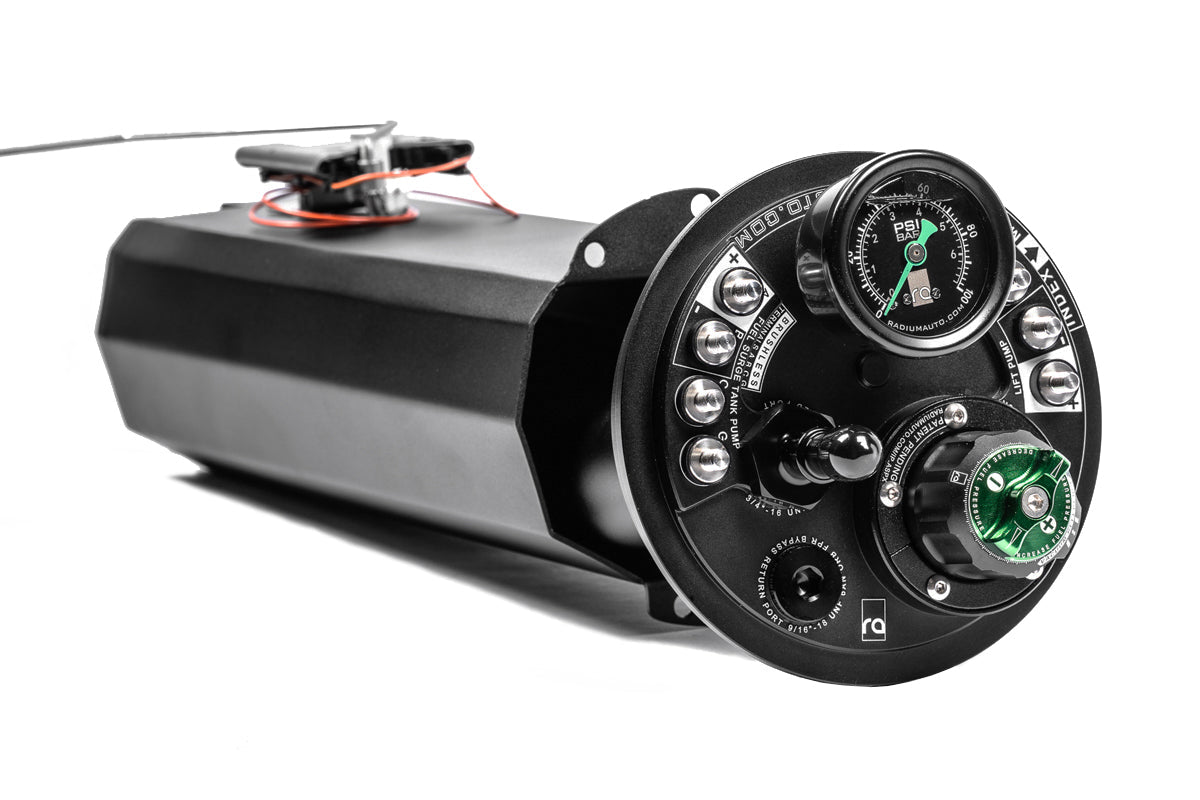 Radium Fuel Hanger Surge Tank Can-Am Maverick installed