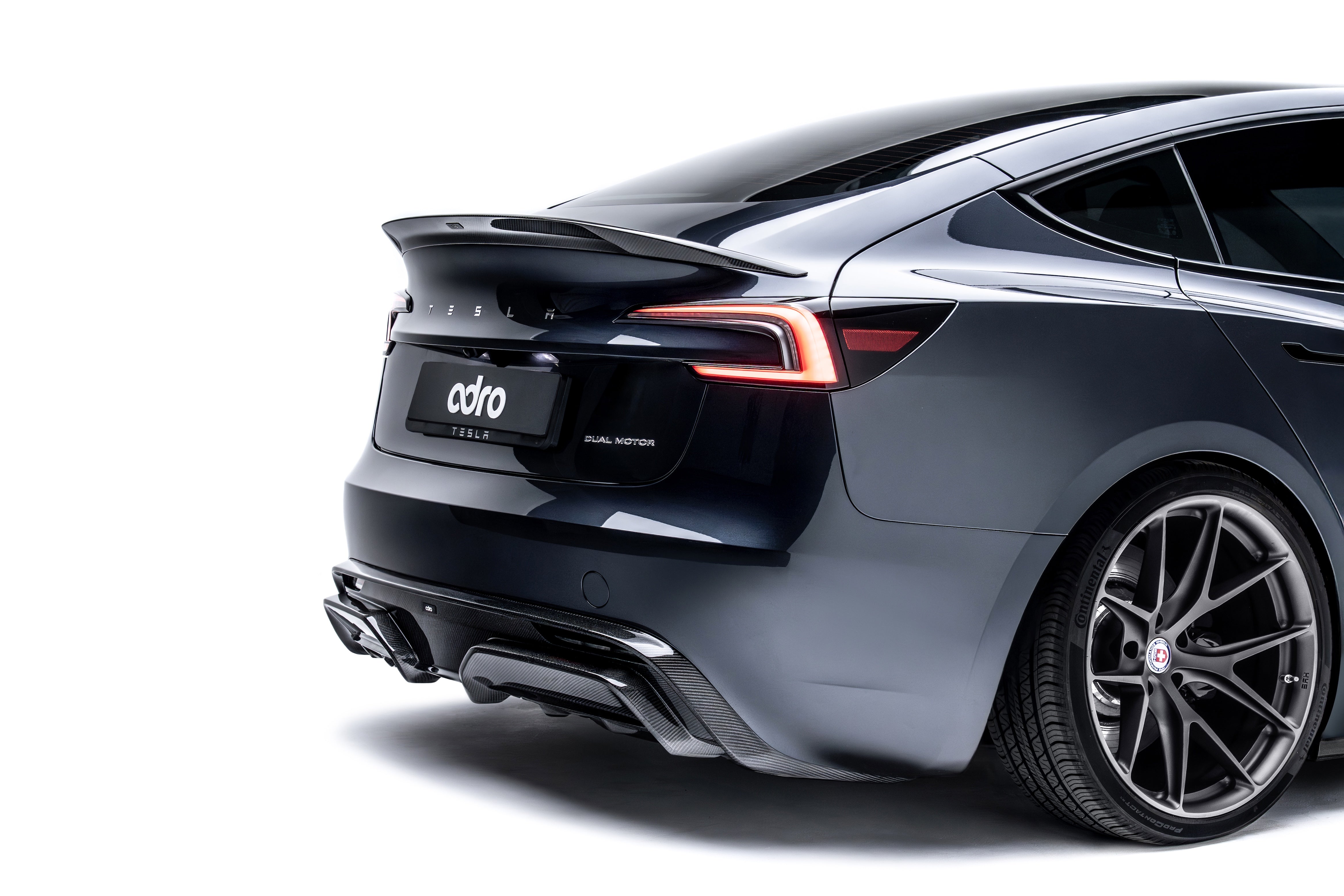 Carbon Fiber Rear Diffuser for Tesla Model 3 Highland RWD & Long Range 2024+