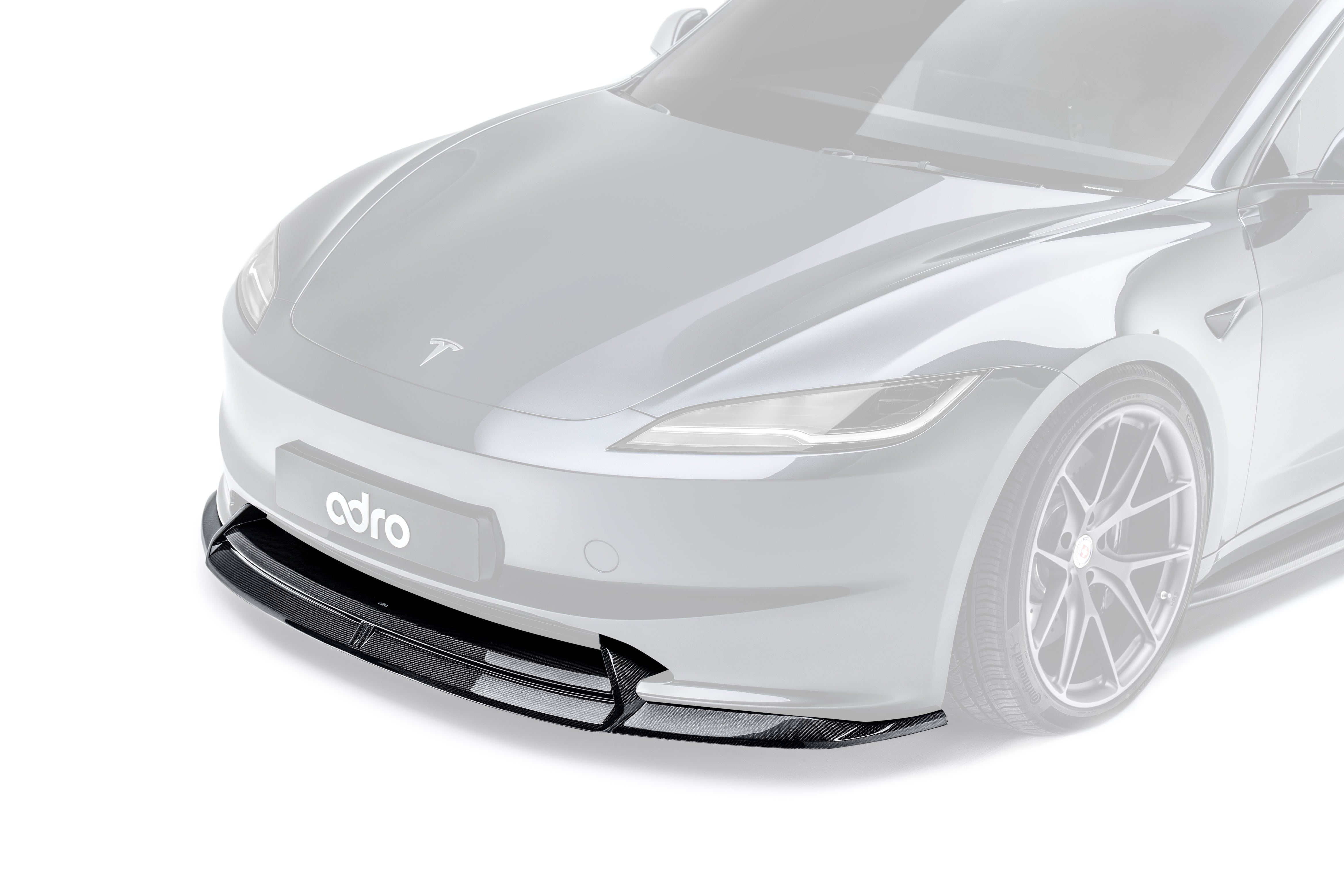 Carbon Fiber Front Lip for Tesla Model 3 Highland RWD & Long Range 2024+